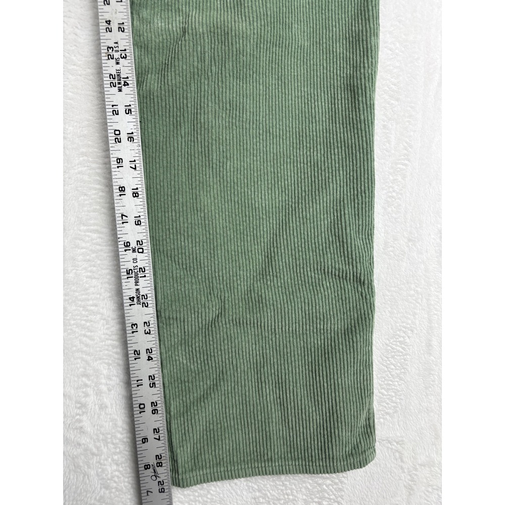 Empyre Mens 32x29 Sage Green Corduroy Loose Fit Skate Pants Streetwear - Picture 9 of 9
